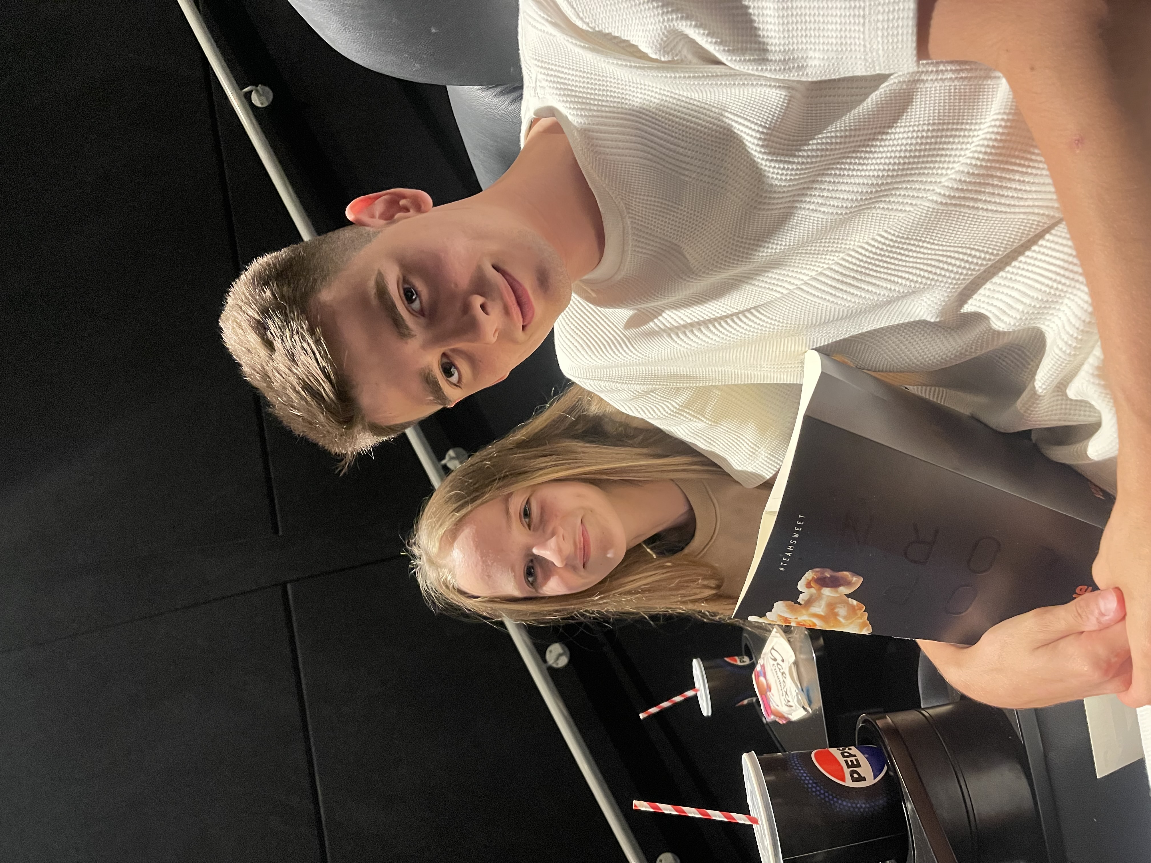 Enjoying popcorn at the cinema with controlled diabetes